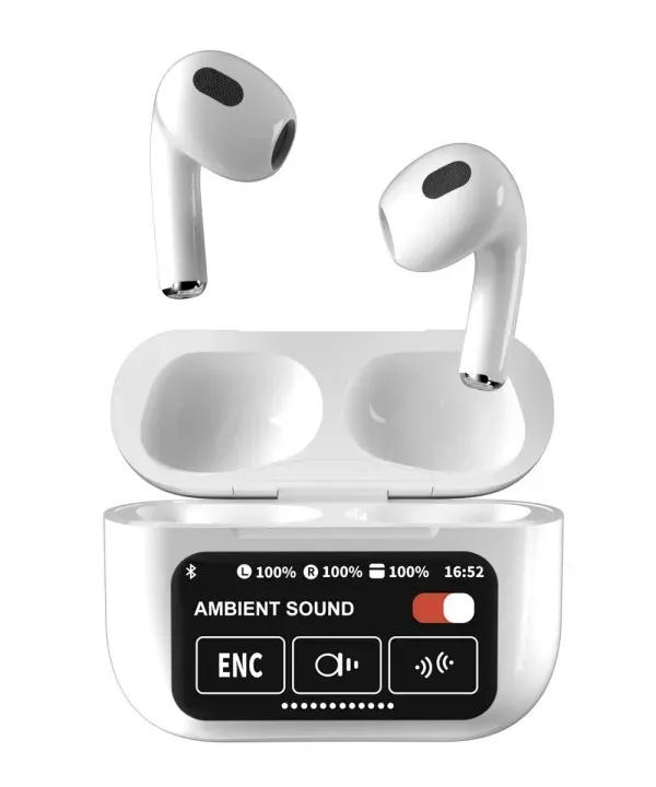 A10 AirPods Pro – Touchscreen LED Display with ANC & ENC