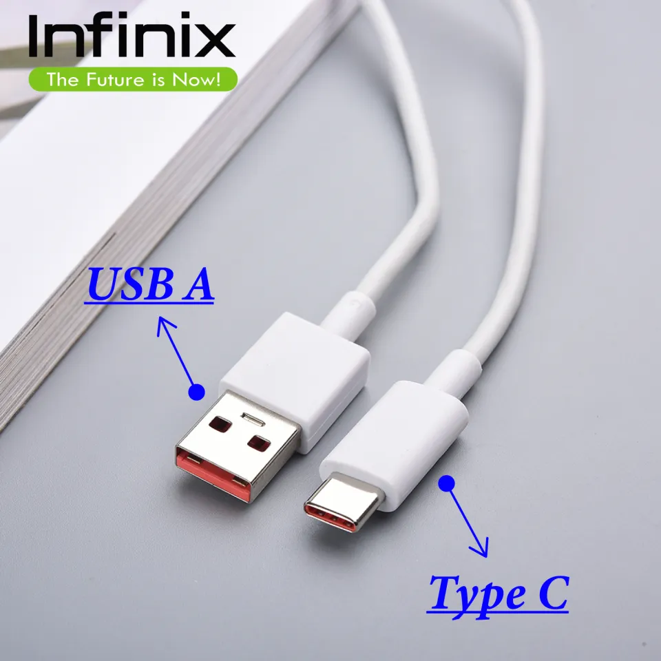 Infinix Original USB A to Type C Fast Charging Cable | Infinx 18W, 33W,45W Type C Fast Charging Cable