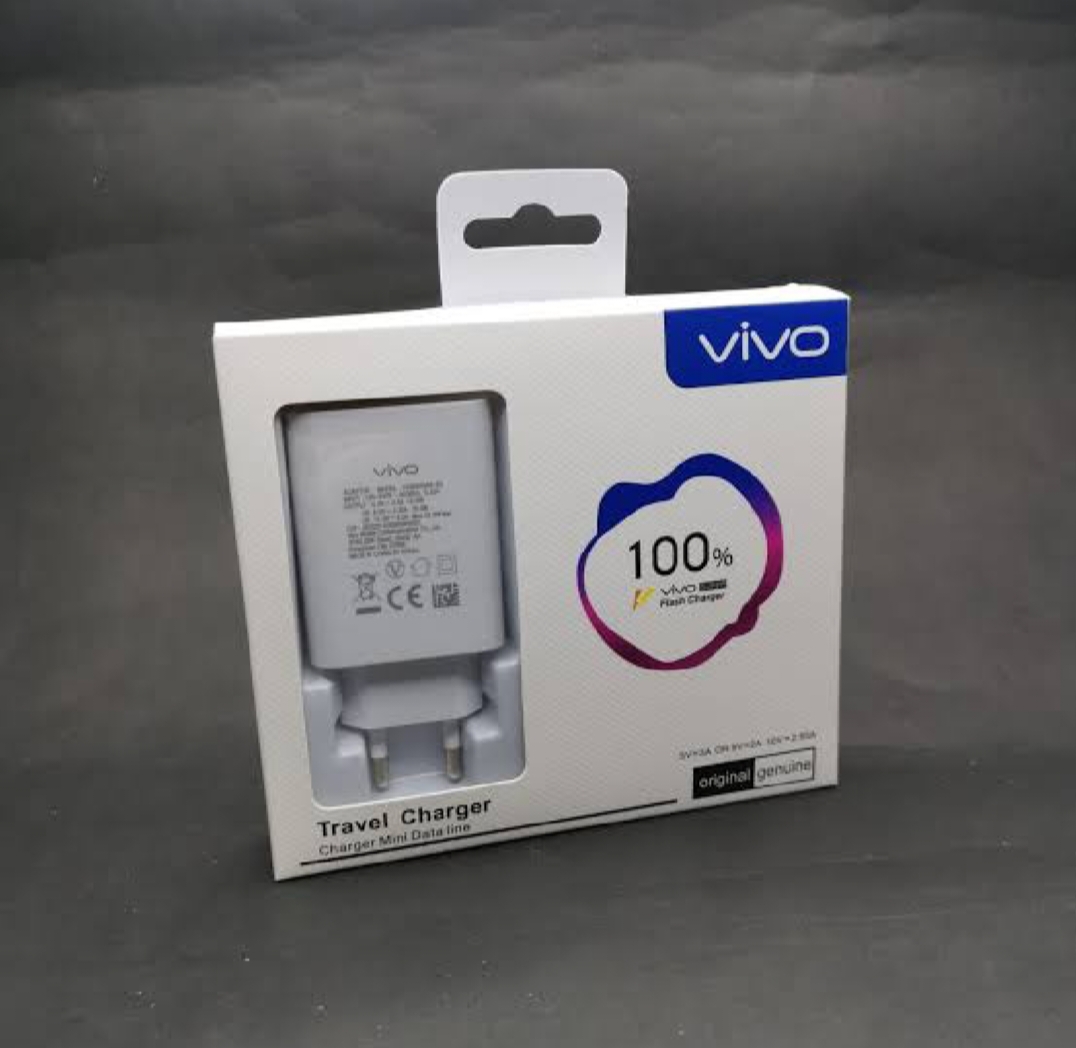 Vivo 100% Original Fast Adapter 44w fast charging With Cable